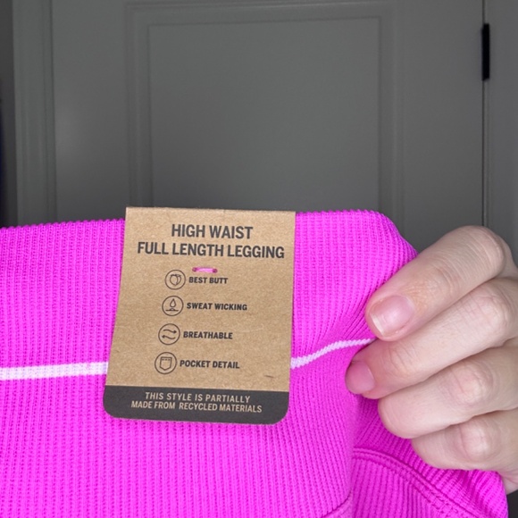 Victoria's Secret Pink Hot Pink Activewear Set XL/L, NWT (#165) - Picture 10 of 12